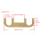 Speaker Post Bridge Plates for Gold Tone Home Speaker Link Use Bend piece 5