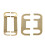 Speaker Post Bridge Plates for Gold Tone Home Speaker Link Use Bend piece 9
