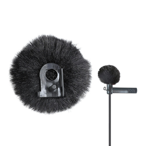 1Pack Lavalier Microphone Wind Muff Furry Windscreen Windproof Wind Screen 1