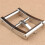 Premium Rostfritt Stål Bälte Spänne för Herrbälten, Solid Metall Avtagbar Pin Spänne Design B 3