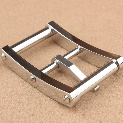 Premium Rostfritt Stål Bälte Spänne för Herrbälten, Solid Metall Avtagbar Pin Spänne Design B 2
