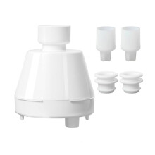 Cat Water Fountain Replacement Filter Housing & Silicone Nozzle Plug Set Pet Water Dispenser, Pet Fountain Parts