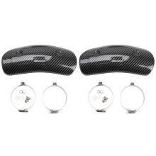 2X Universal Motorcycle Exhaust Muffler Pipe Leg Protector Heat Shield Cover for Yoshimura AR SC AK C