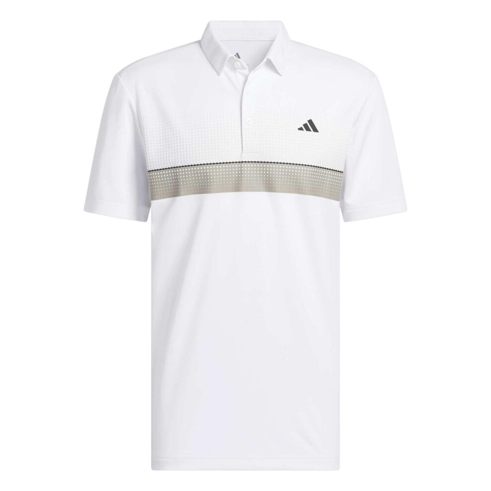 Adidas (M, White) Mens Performance Golf Polo Shirt