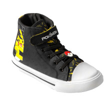 (11 UK Child, Black) Pokemon Boys Pikachu Lace Up Trainers