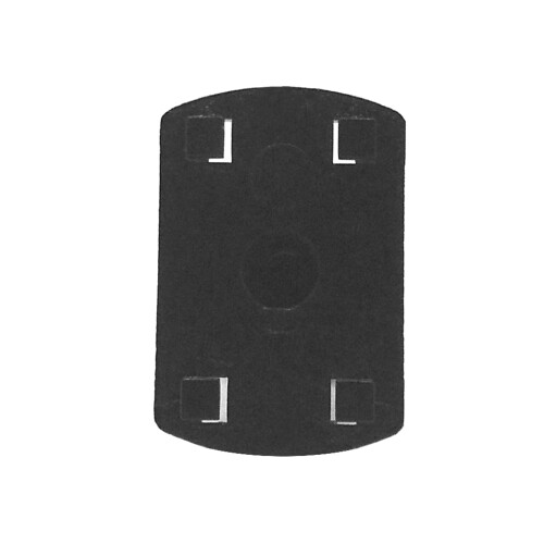 4 Hole   Adapter Plate Rubber Ball for Head Mount Support for 2