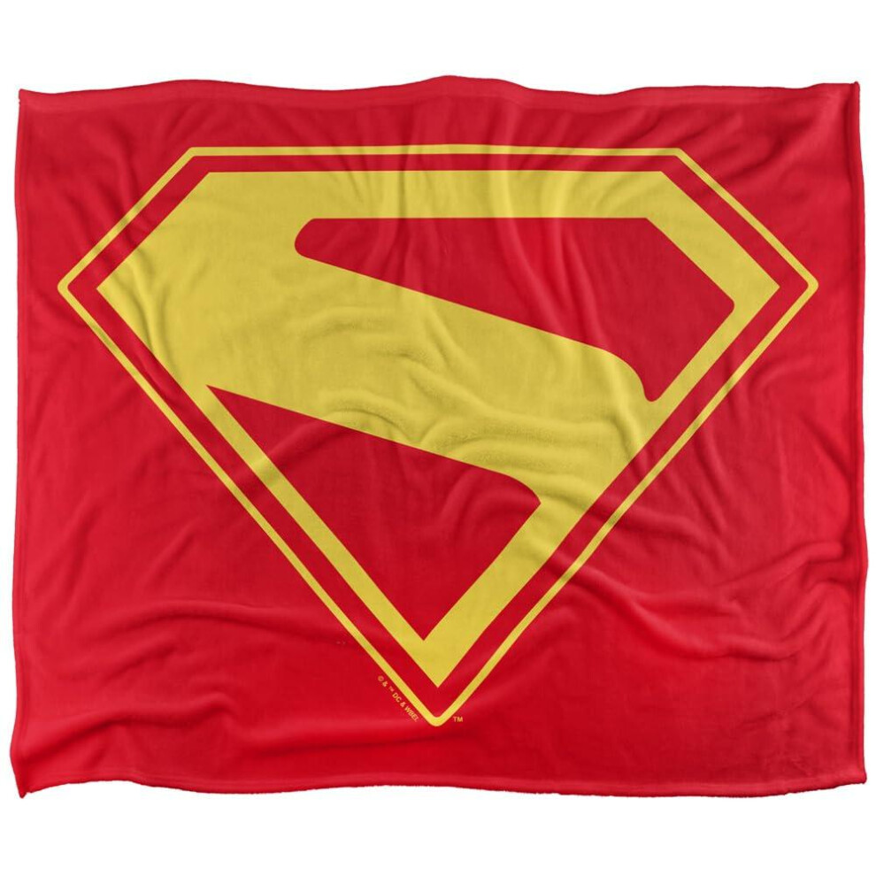Superman (152Cm X 127Cm, Gold) Shield Blanket