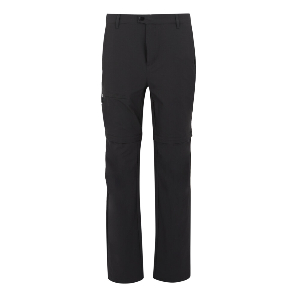 Regatta (33R, Ash) Mens Highton Ii Zip-Off Hiking Trousers