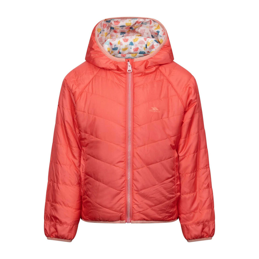 Trespass (9-10 Years, Soft Orange) Childrens/Kids Dessie Reversible Padded Jacket