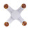 Adjustable Light Socket Splitter, E26/E27 Base Converter, Wide Application One for five 8