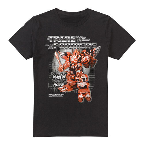 Transformers (L, Black) Transformers Mens Predaking Box 40th T-Shirt