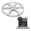 7inch Open Roll Cassettes Aluminum Disc Opening Machine Components Silver 7