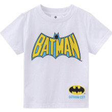 (3-4 Years, Black/Yellow) Batman Childrens/Kids Back Print T-Shirt
