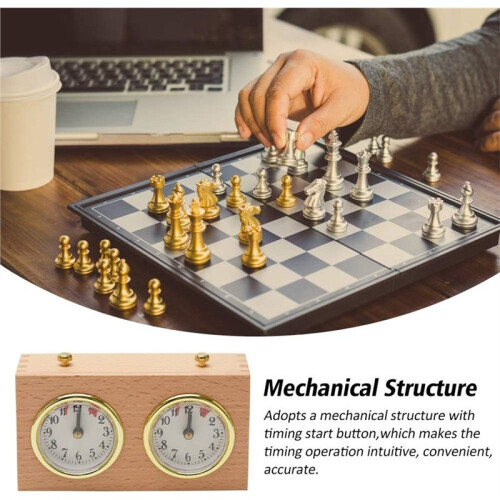 Chess Clock Game Timer - International Analogue I-GO Count  Count Down Timer, No Battery Needed