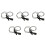 5X Tank Pool Horizontal Water Level Float  Liquid Level Sensor  - 12V 220V 10W 1