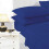 (Superking, Navy) K Collection percale Percale Fitted Sheet 1
