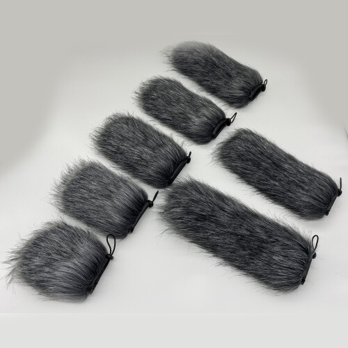 Mic Wind Cover for Pop Filter Microphone Windscreen Furry Microphone Windproof M 24cm