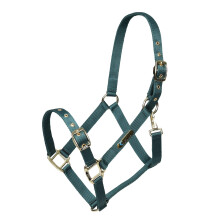 (Cob, Green) ARMA Adjustable Horse Headcollar