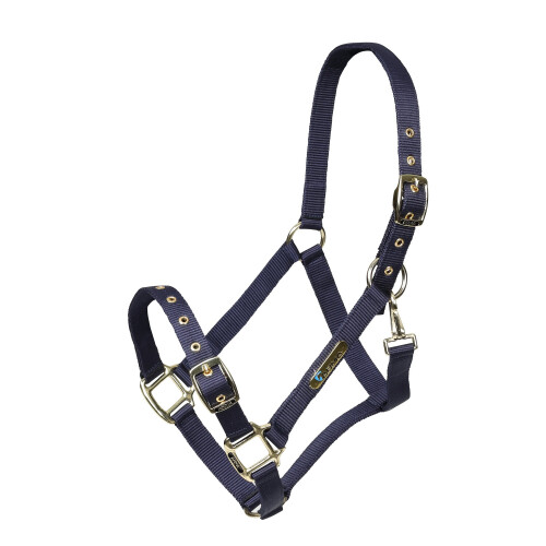 (Pony, Navy) ARMA Adjustable Horse Headcollar