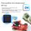 High Conversion Rate Solar Droplet Panel 54mm Square Solar Panel Charger 2