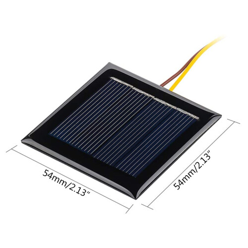 High Conversion Rate Solar Droplet Panel 54mm Square Solar Panel Charger 2