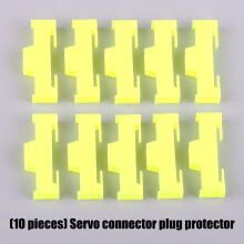 Servo Extension Cable Buckle Clip 10Piece ABS Clip for Remote Airplanes Drones Wiring Red