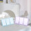 3Inch Instant Camera Frame Three Grid Style Photo Storage Display Platform Purple 3