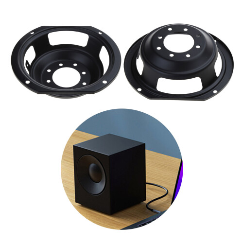 Circular Edged Iron Bracket Speaker Basin Stand for Different Speaker Models 5 inch 2