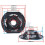 Circular Edged Iron Bracket Speaker Basin Stand for Different Speaker Models 5 inch 10