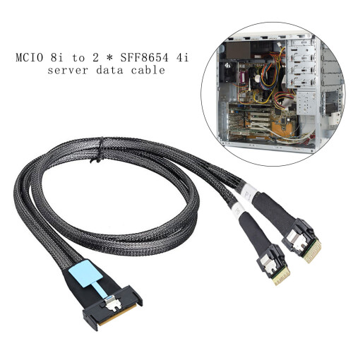 8i to Double SFF 8654 4i 38Pin Server Data Cable for Server Setups Repair 1