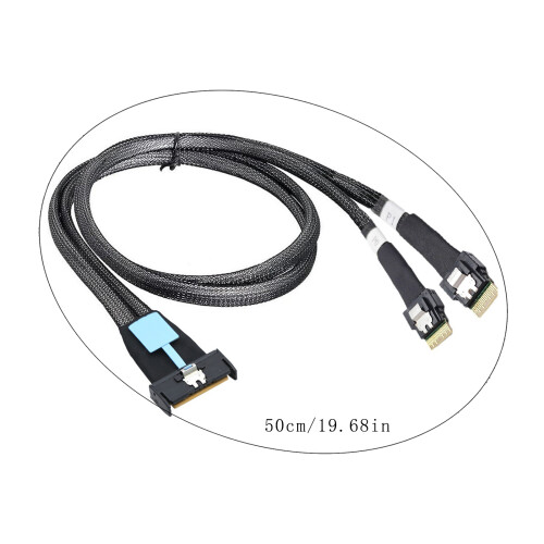 8i to Double SFF 8654 4i 38Pin Server Data Cable for Server Setups Repair 2