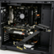 PCIE X1 Extender Extension Cable 8Gbps PCIE3.0 X1 to 4X Extension Ribbon Cable 90 to 90