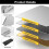 Foldable Aluminium Windshield 10 Plates Camping Stove Windshield Portable Stove Windshield Warmer with Storage Bag 2