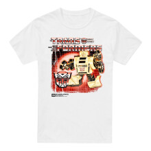 (S, White) Transformers Mens Bumblebee Box 40th T-Shirt
