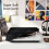 Rectangular Media Unit Dust Cover for Home Entertainment Shelf 2