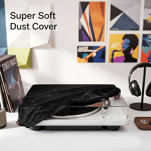 Rectangular Media Unit Dust Cover for Home Entertainment Shelf 1