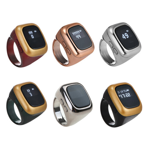 OLED Display Electronic Digital Counter Tally Counter Finger Ring Gift Green 18mm 1