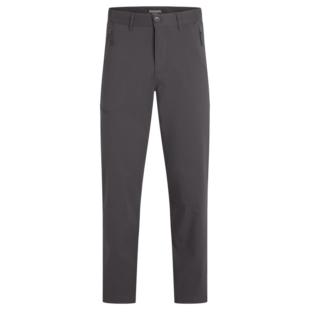 Craghoppers (30R, Dark Lead) Mens Kiwi Pro Iii Lightweight Trousers