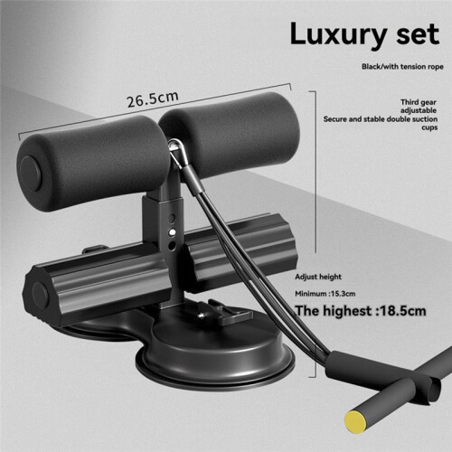 Training Aid Adjustable Sit- Exercise Equipment Double Suction Cups,Multi-Function Abdominal Trainer for HomeGym B 2