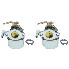 2X Carburetor Carb for Tecumseh 4HP 5HP HSK50 HS50 632107 632107A 640084B Snowblower