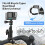 Handlebar Camera Bracket with 1/4 Screw for POV Ride Setups Trip Capturing 9