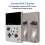 64G/128G Gamepad 4.3" Screen Game Consoles Support for Linux Emelec 4.3 System Black 64G 8