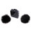 Universal Lavalier Microphone Outdoor Artificial Furry Windscreen for 6