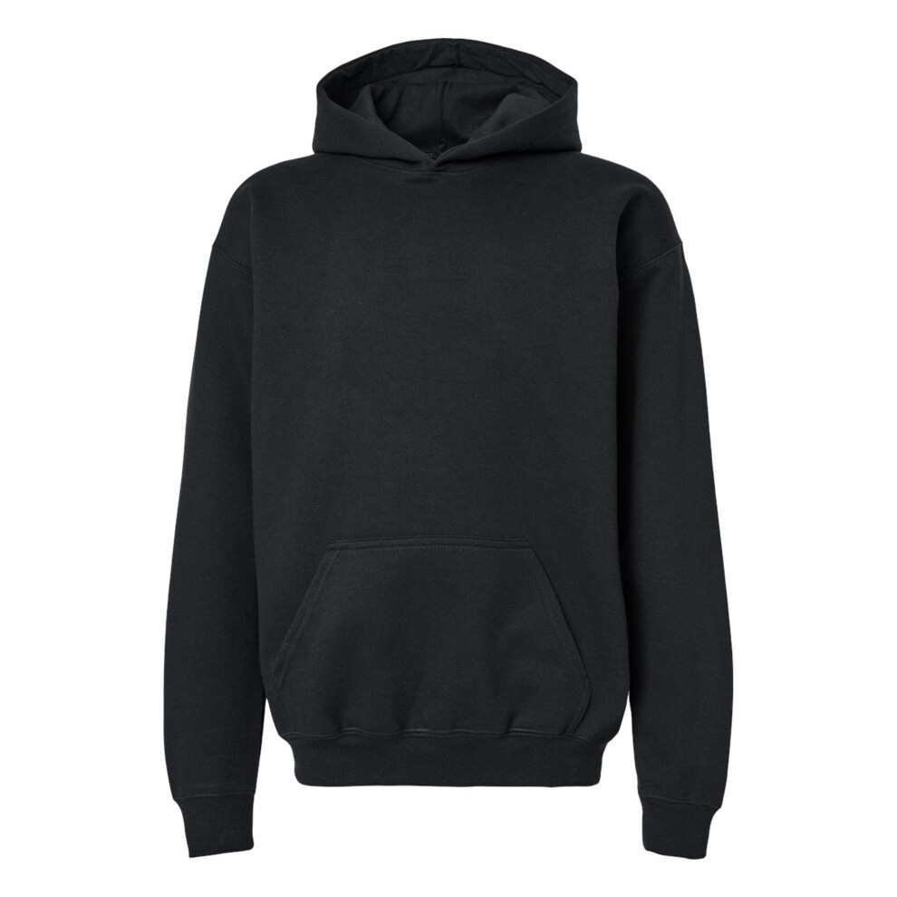 Gildan (Xs, Black) Childrens/Kids Fleece Midweight Hoodie