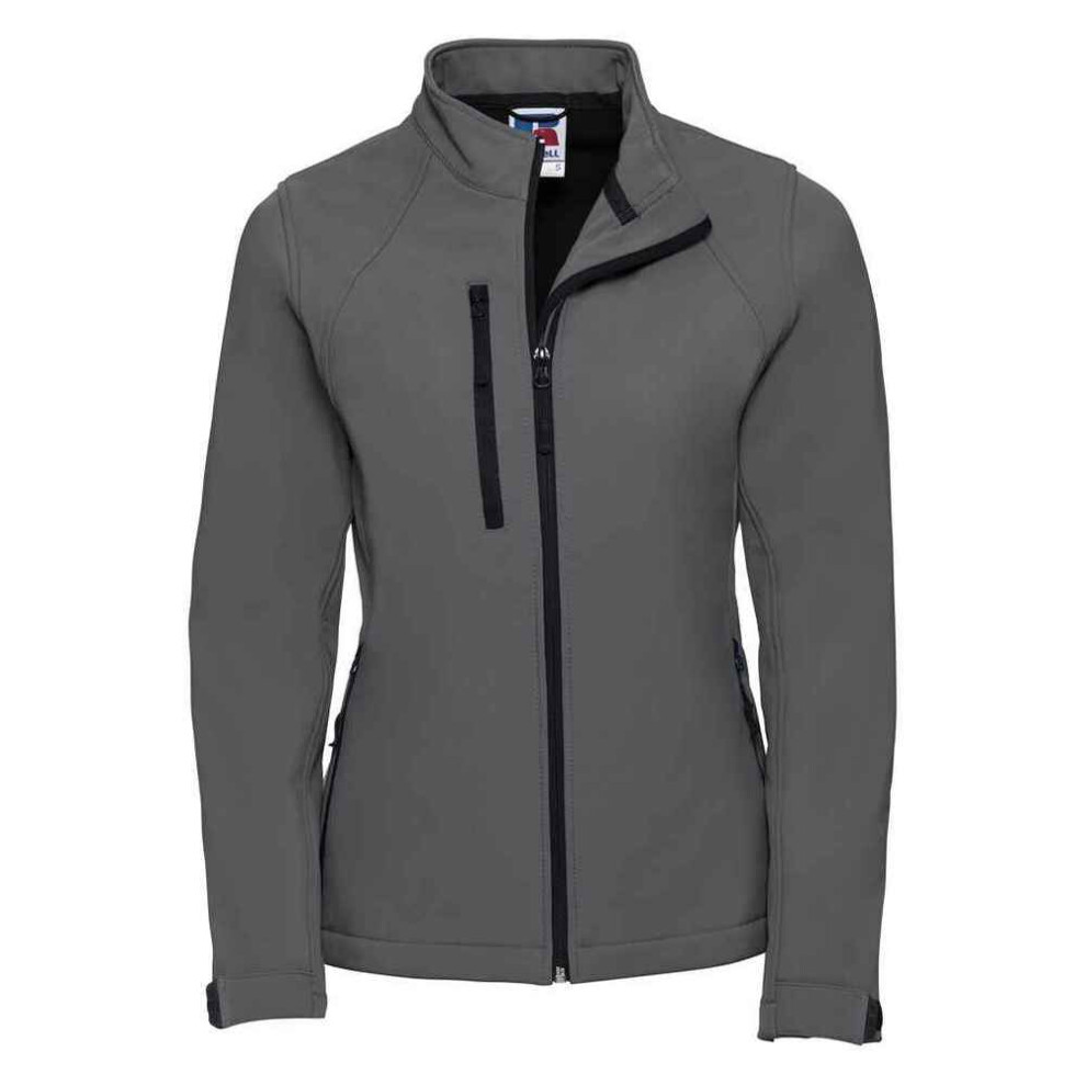 Russell (Xs, Titanium) Womens/Ladies 3 Layer Soft Shell Jacket