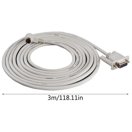 PLC Programming Cable AB Micrologix 1000/1200/1500 Series Cable 90 Degree End 2