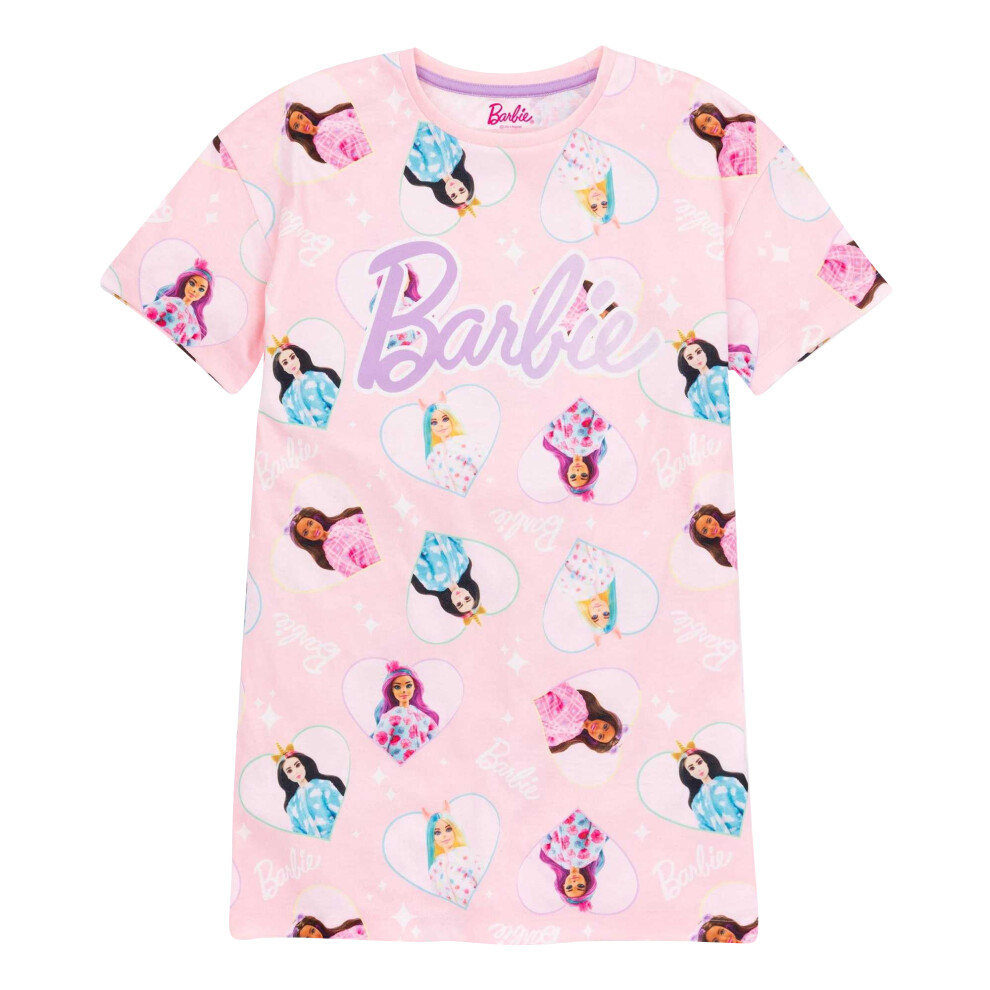 Barbie (9-10 Years, Pink) Girls Nightie
