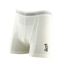 (S, White/Blue) Kookaburra Mens Jock Shorts