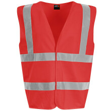 (7-9 Years, Red) PRORTX Childrens/Kids Reflective Hi-Vis Vest