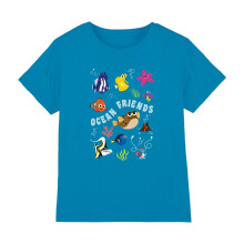 (3-4 Years, Sapphire) Finding Nemo Boys Fish Are Friends T-Shirt